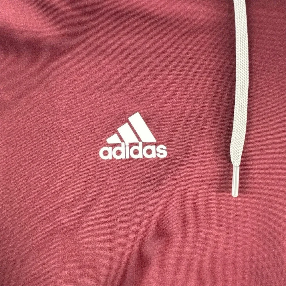 adidas Texas A&M Aggies Jacket Mens 3XL Maroon Hooded Full Zip SEC team‎ issued